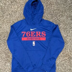 Nike 76ers Royal Blue Basketball Hoodie